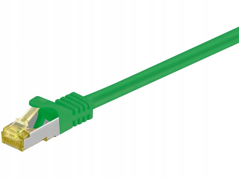 Goobay RJ-45 CAT7 0.25m kabel sieciowy 0,25 m S/FTP (S-STP) Zielony