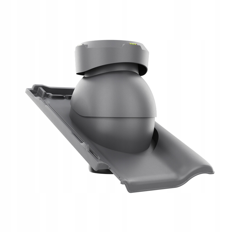Krbový kanalizační ventilátor fi110 střešní Roben Piemont Titan Šedý