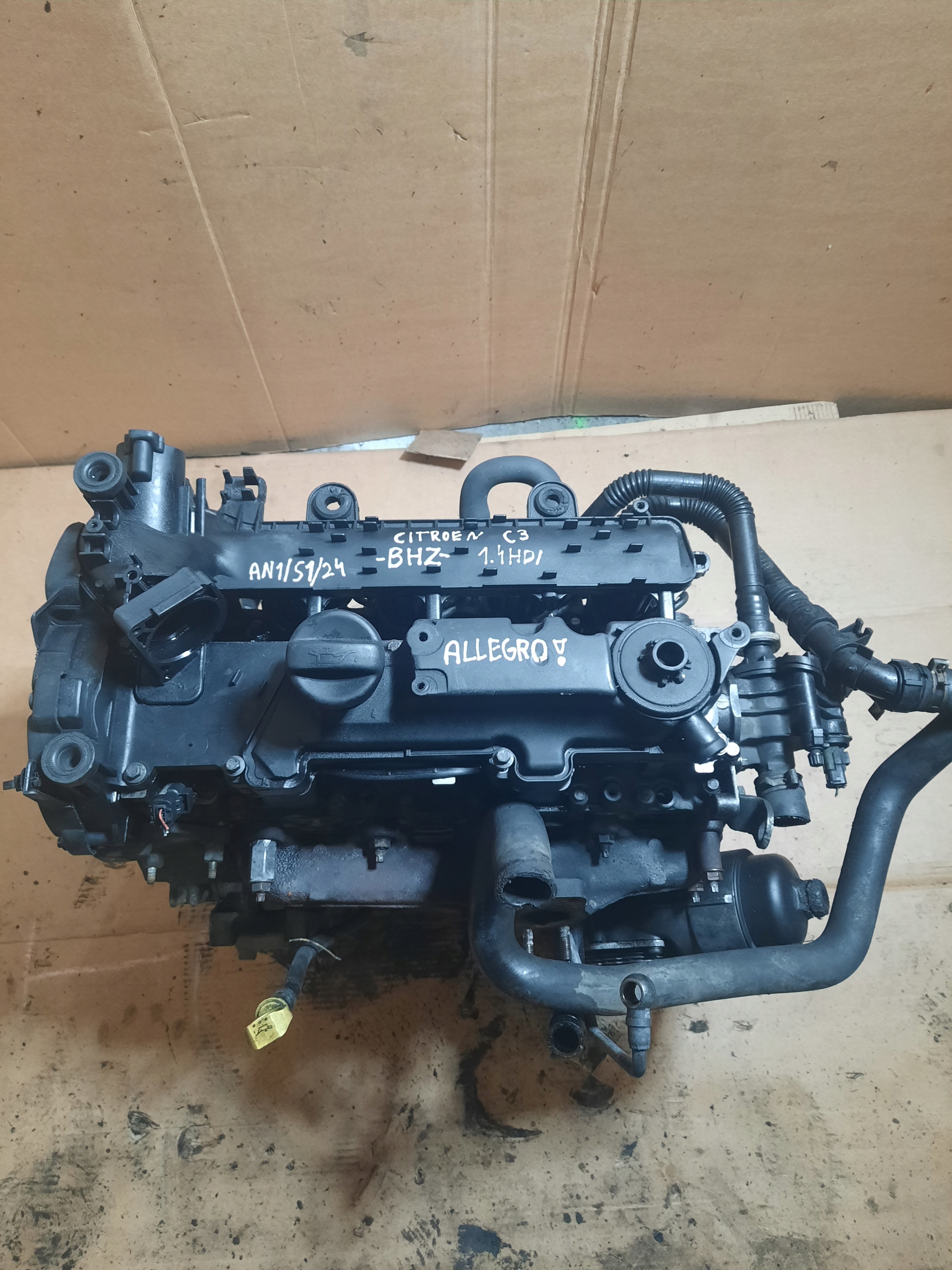 engine unprotected pillar CITROEN C 3 1.4 HDI BHZ PSA
