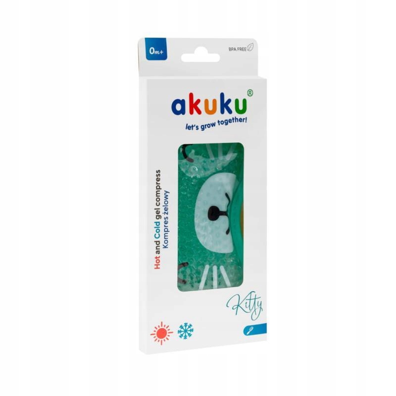 Akuku kompres żelowy na gorączkę, 1 sztuka