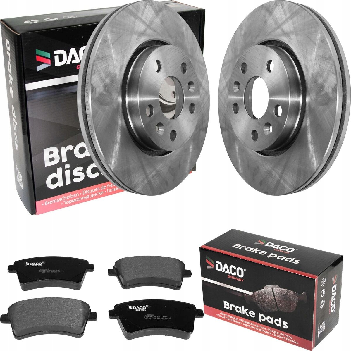 Диски + колодки Daco передні Renault Kangoo Mb Citan