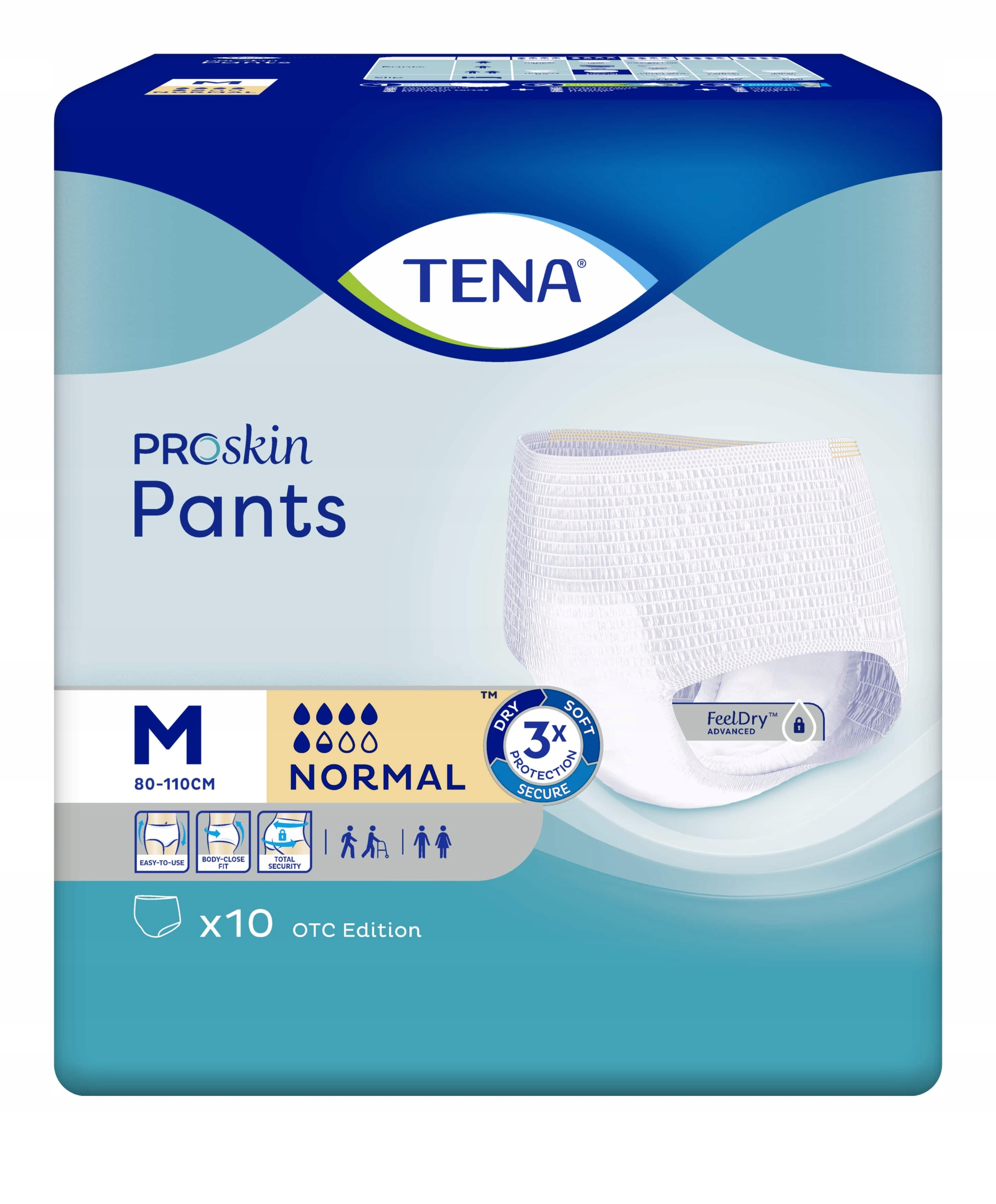 

Majtki Chłonne Tena Pants ProSkin Normal M 10 szt.