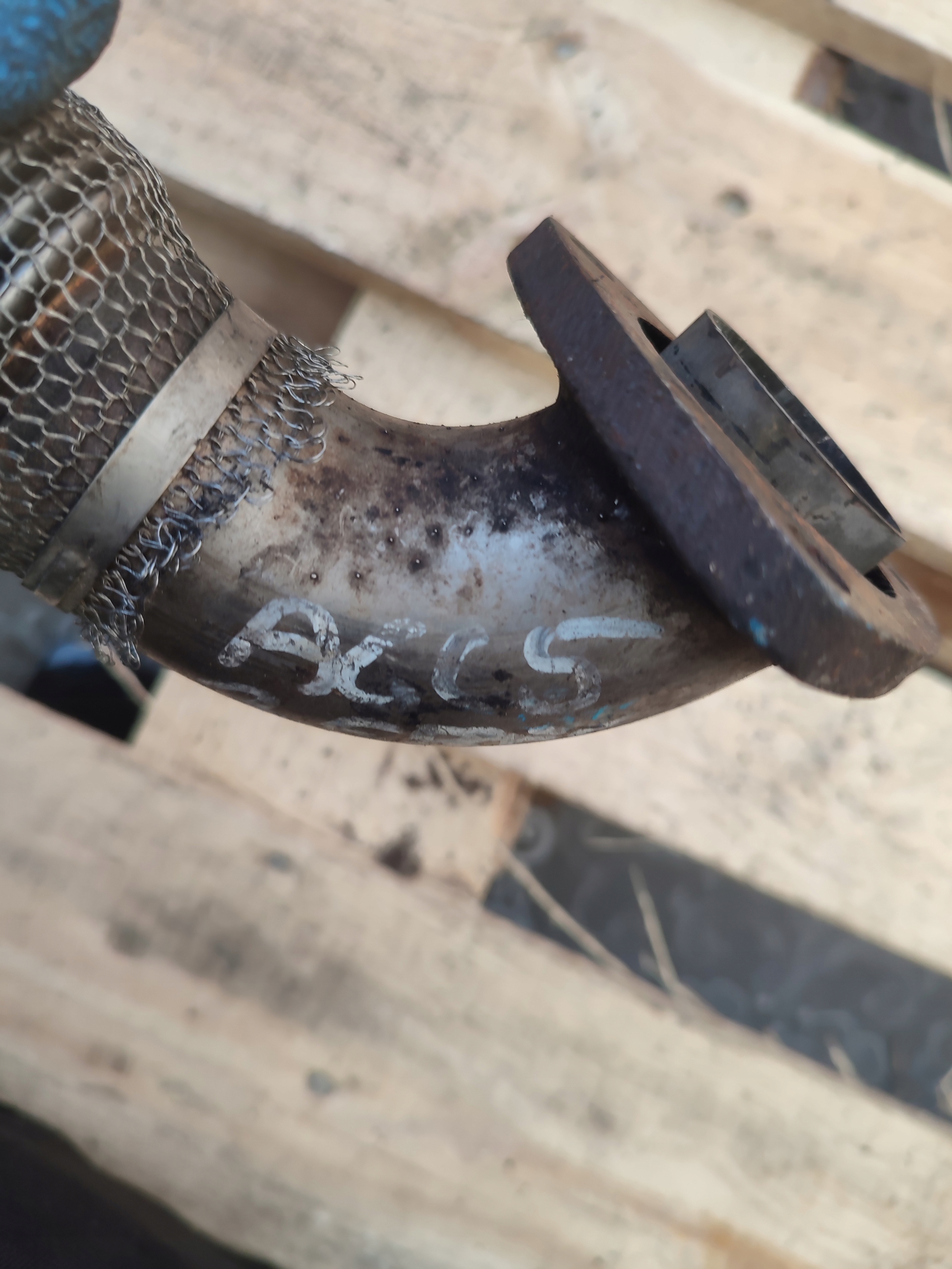 rohr des Abgaskrümmers audi a6 c5 2.5 bfc