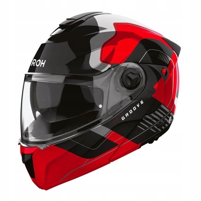 Helma Airoh Specktre Groove Red Gloss červená šedá čierna Darčeky