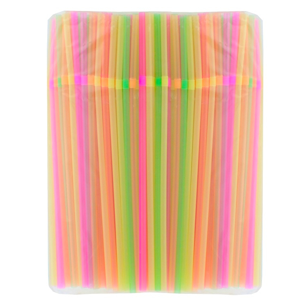 

Plastikowe Słomki do napojów łamane Kolorwe 250 sz