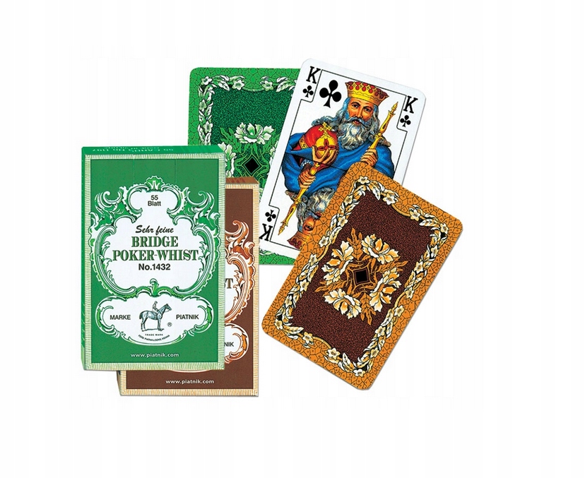 Karty PIATNIK Liście Dębu Pojedyncze TALIA KART Wiek gracza 15-18 lat 18+