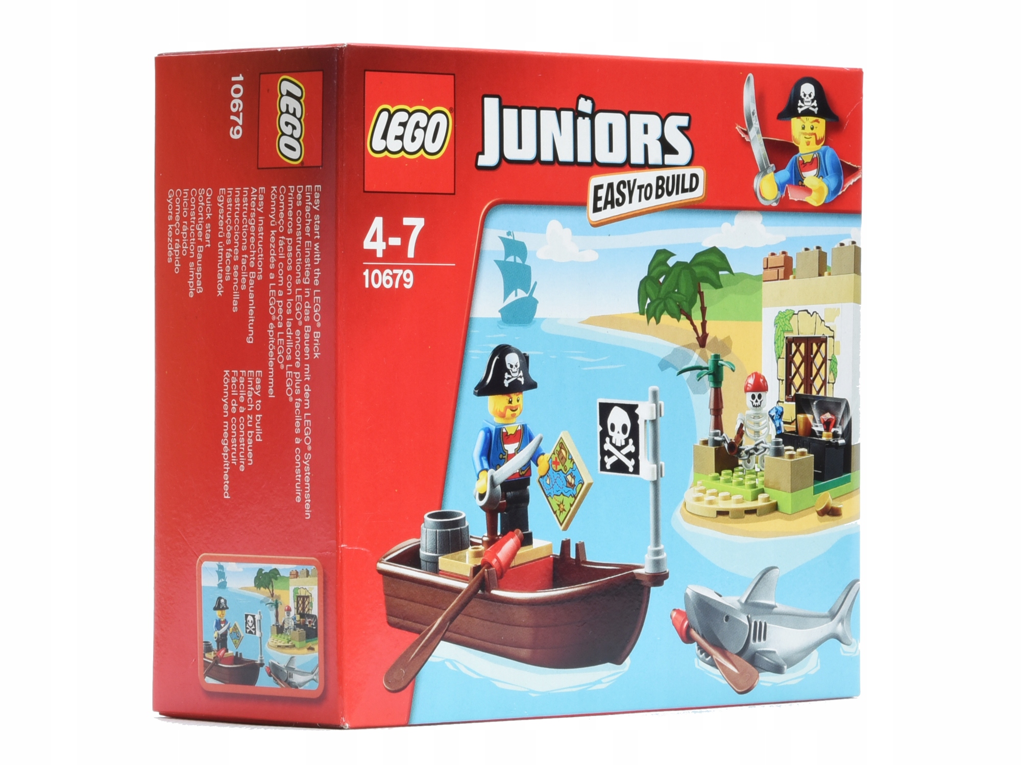 LEGO JUNIORS PIRATES 10679 PIRACKI POŚCIG ZA SKARBEM
