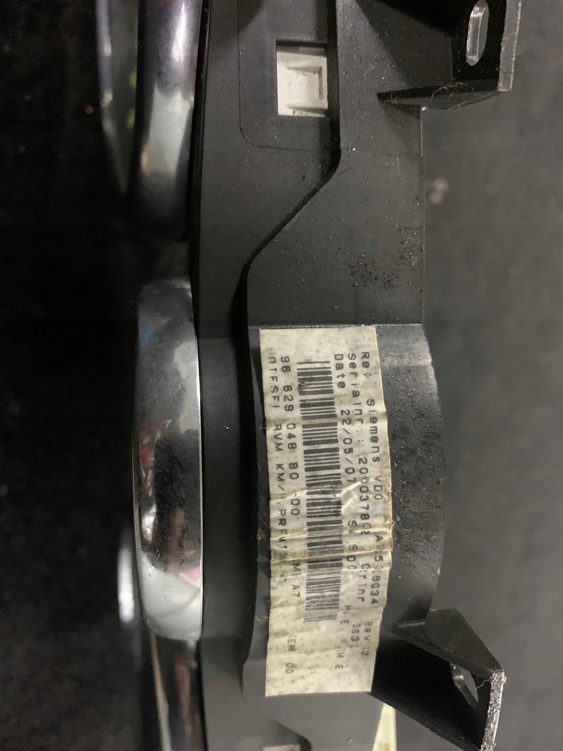 dials dials PEUGEOT 207 HDI A2C53065547