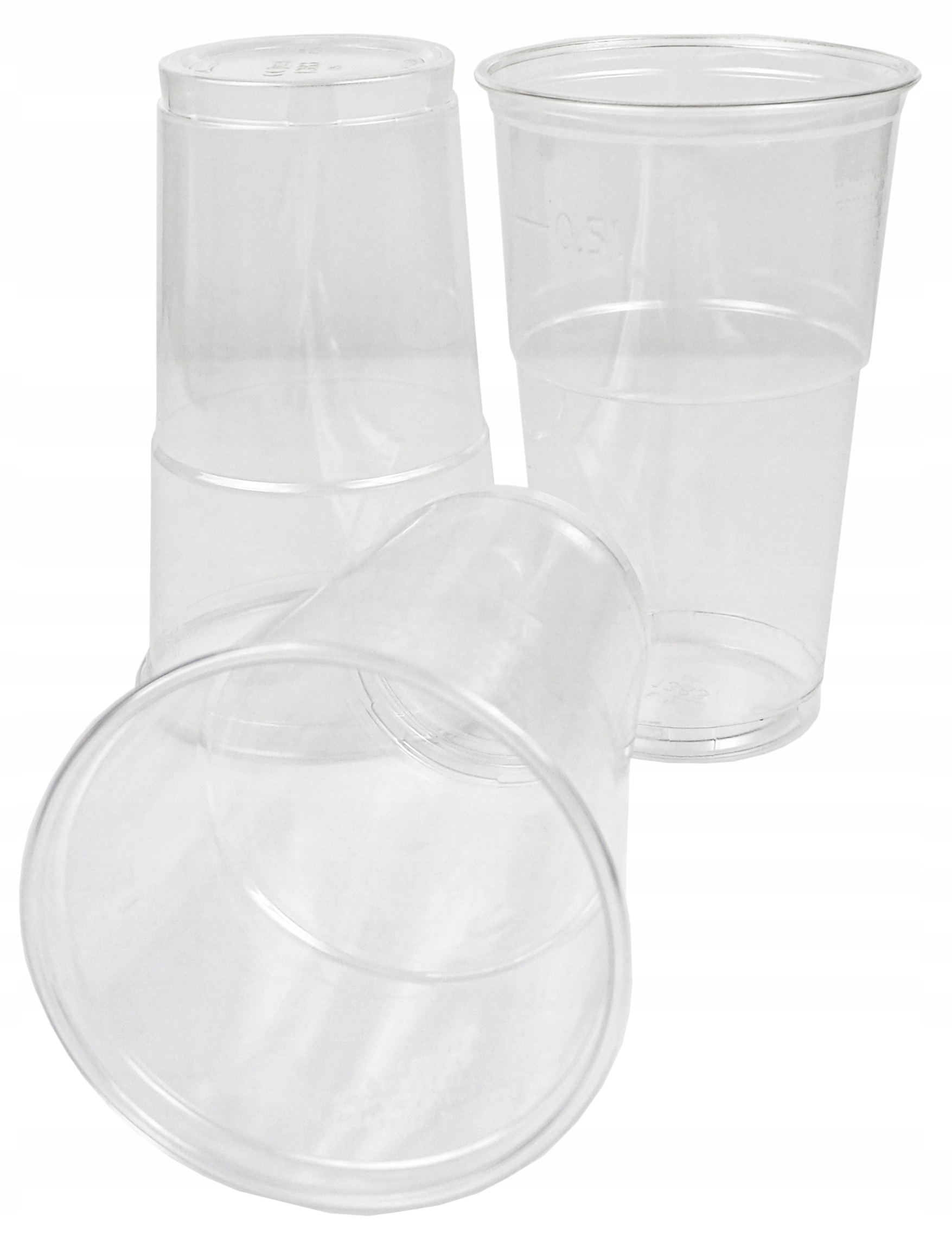 

Kubek kubki plastikowy Shake Pet 500ml 50szt. 95mm