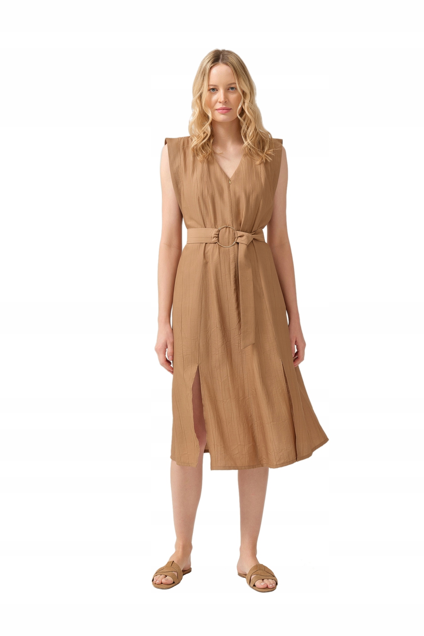 Šaty Volné Letní Dámské MIDI Za Koleno Dámské Módní Feria 42