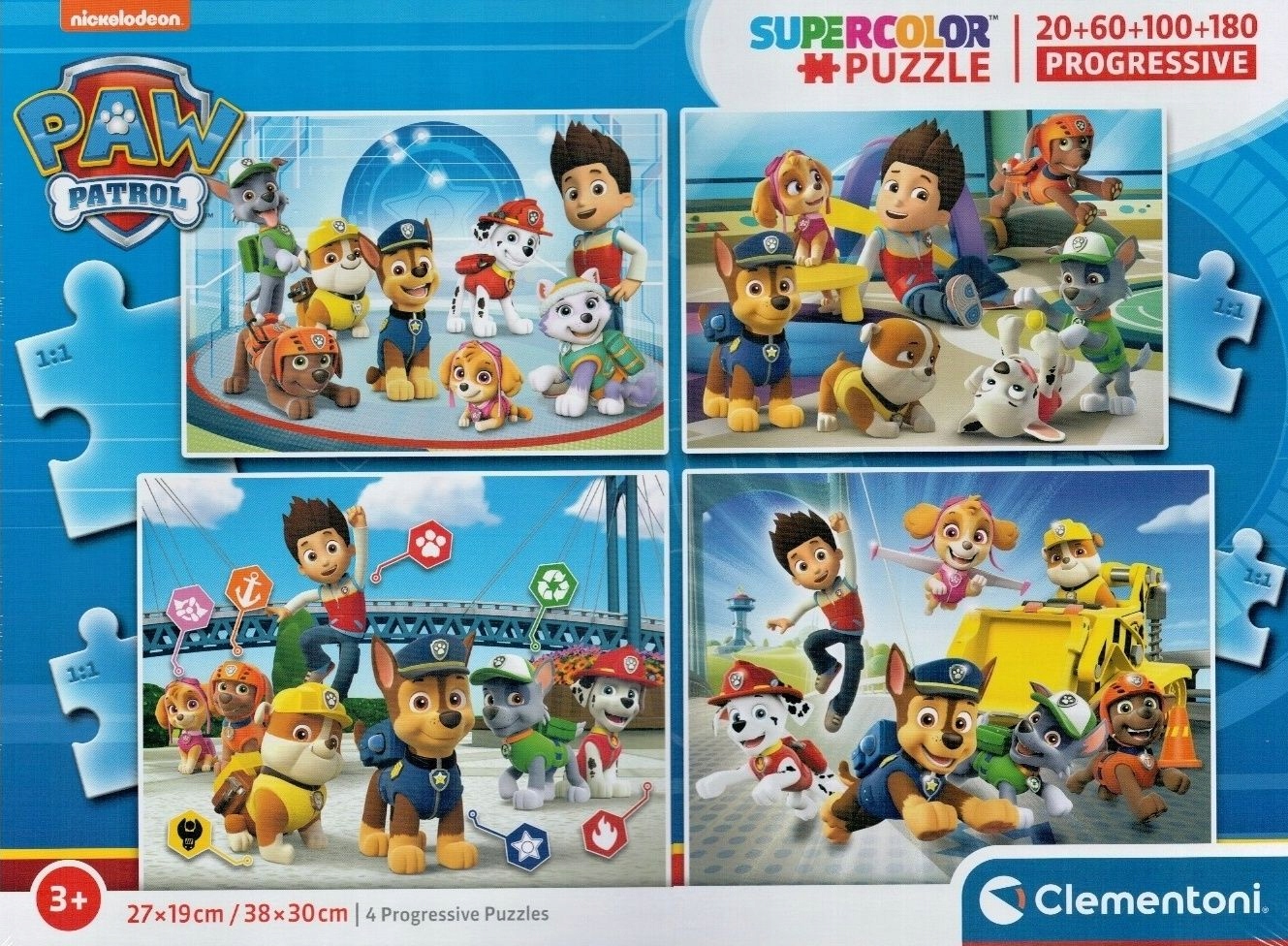 

Puzzle 4w1 Psi Patrol 21412 4 układanki progresywn