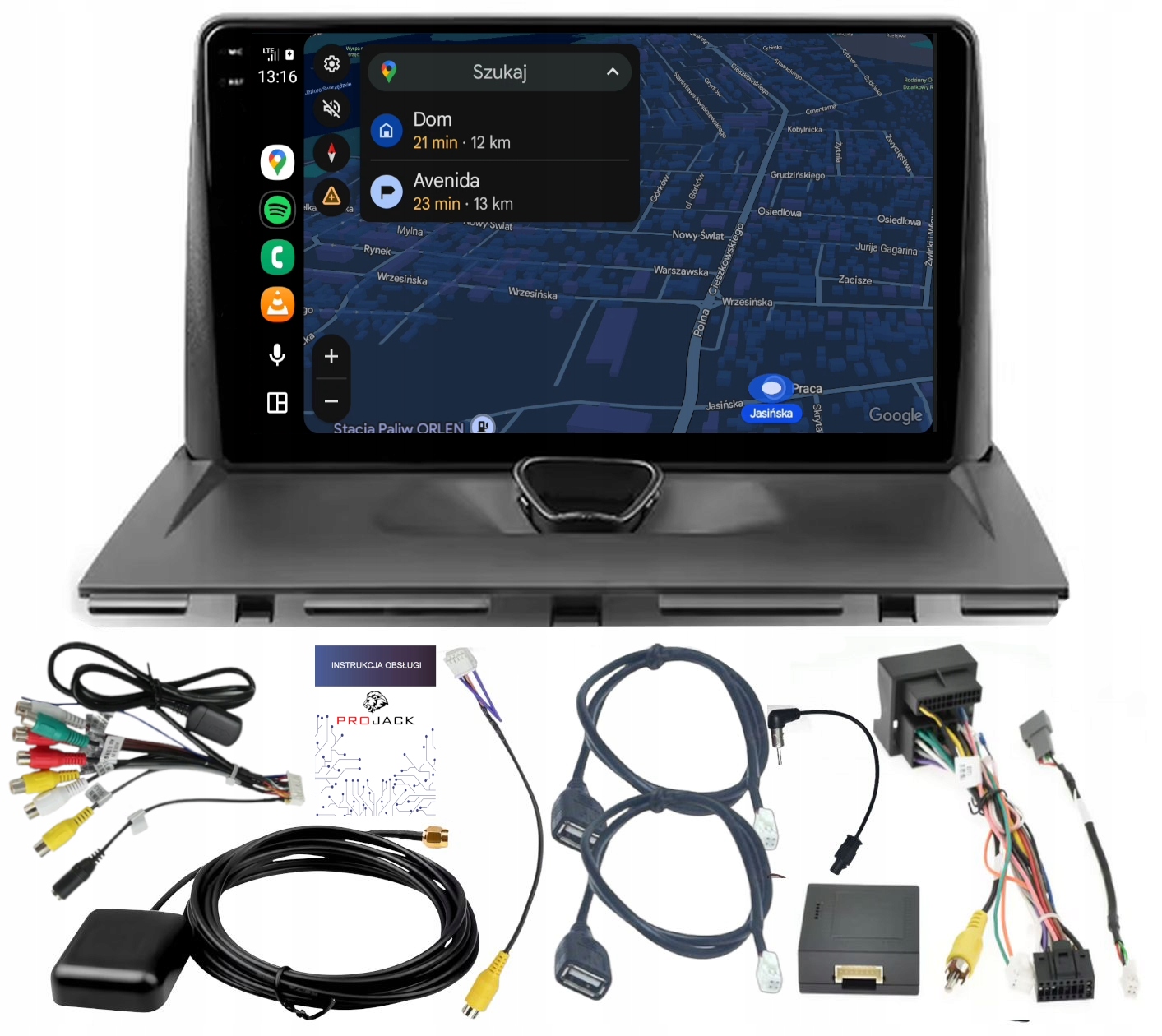 Autorádio Navigácia Fiat Scudo 2006-2017 Android 8GB 256GB Sim