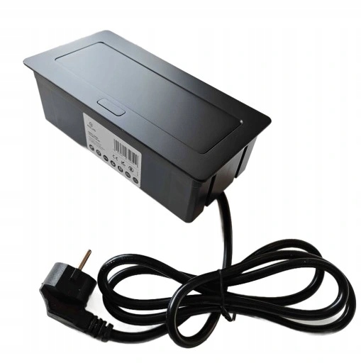 Zásuvka Prodlužovací Stůl Rejs Elektrima 1,5 m 3xZÁSUVKA S Kolíkem Černá