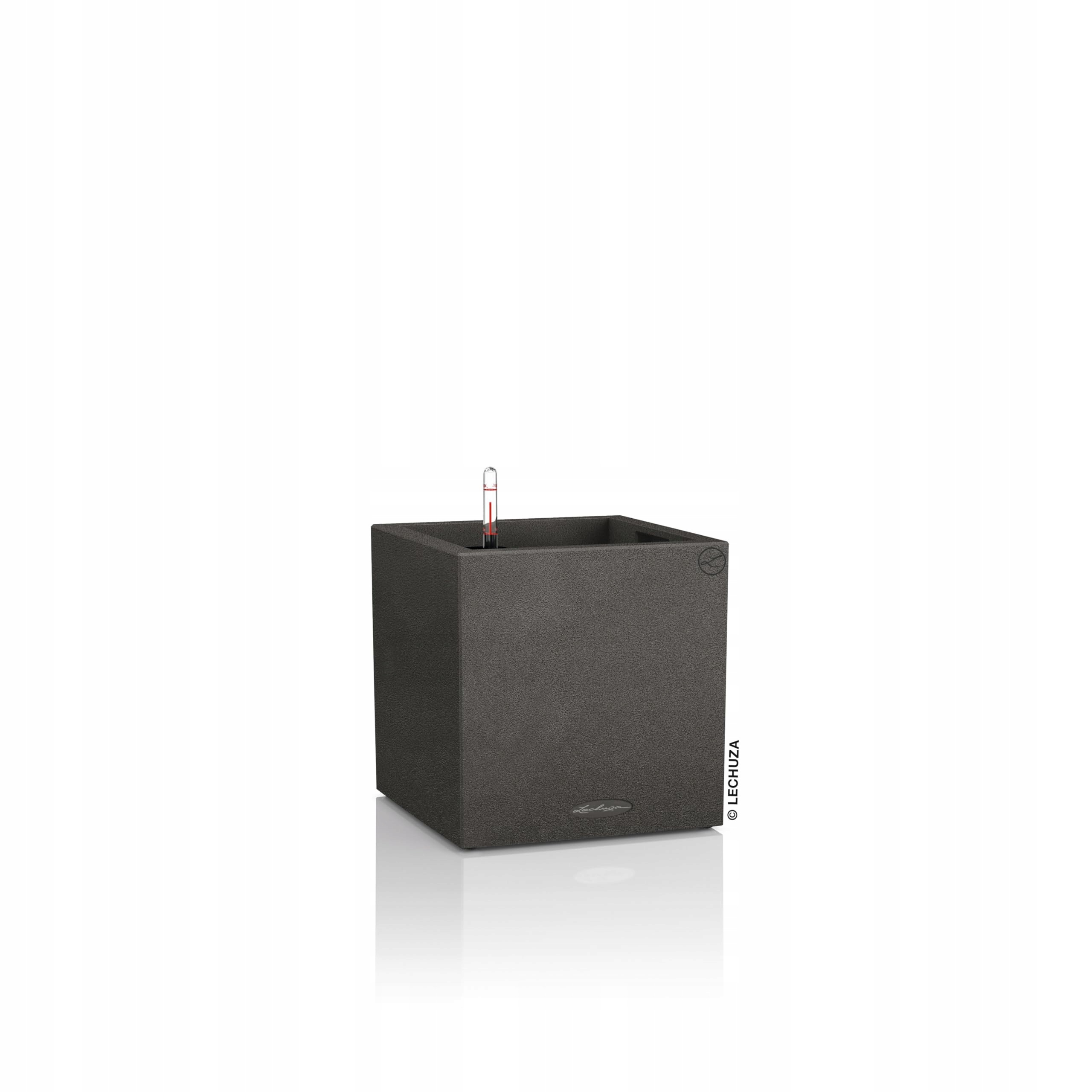 Lechuza planténa Canto Stone Low 40 grafietzwart All-IN-ONE sada