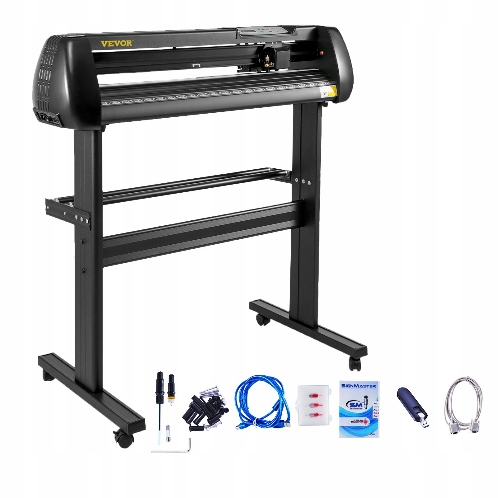 Rezací ploter na vinyl 870 mm s softvérom a LCD obrazovkou