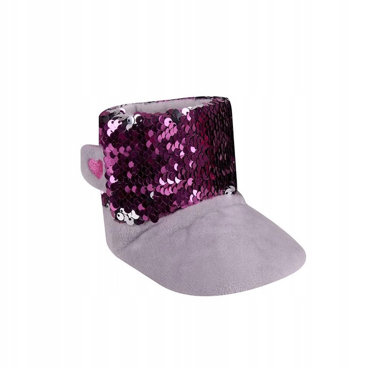 NIECHODKI Z CEKINAMI SZARY/RÓŻ YO! R.6-12 M Kod producenta OB-028