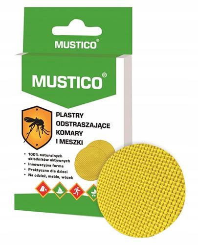 

Mustico Plastry odstraszające komary i meszki