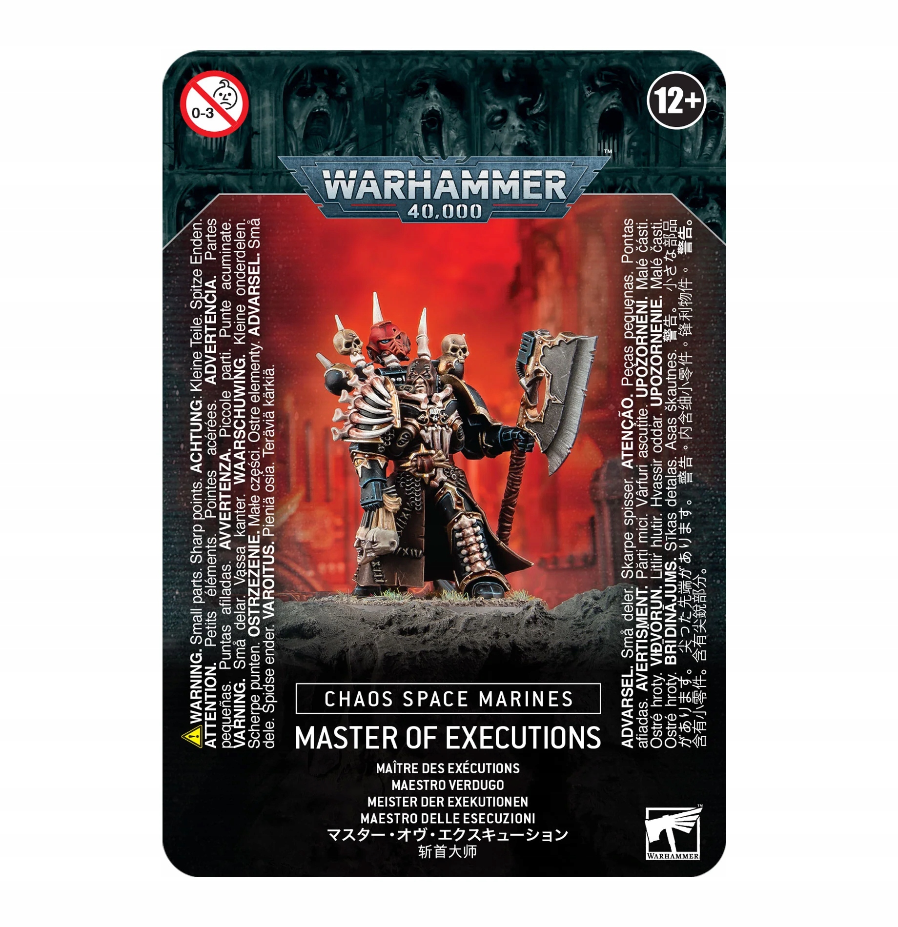 Chaos Space Marines Master Of Executions Warhammer 40K