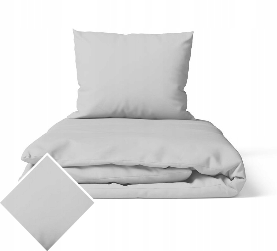 Sada Povlečení 160x200 2x70x80, 100% Bavlna, 140 g/m2, barva: Ocelová