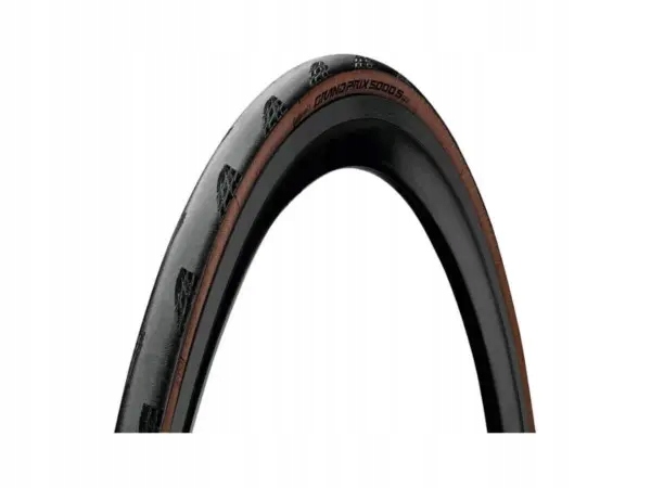 Plášť na kolo Continental Grand Prix 5000 černá/hnědá 700x25C srolovaná
