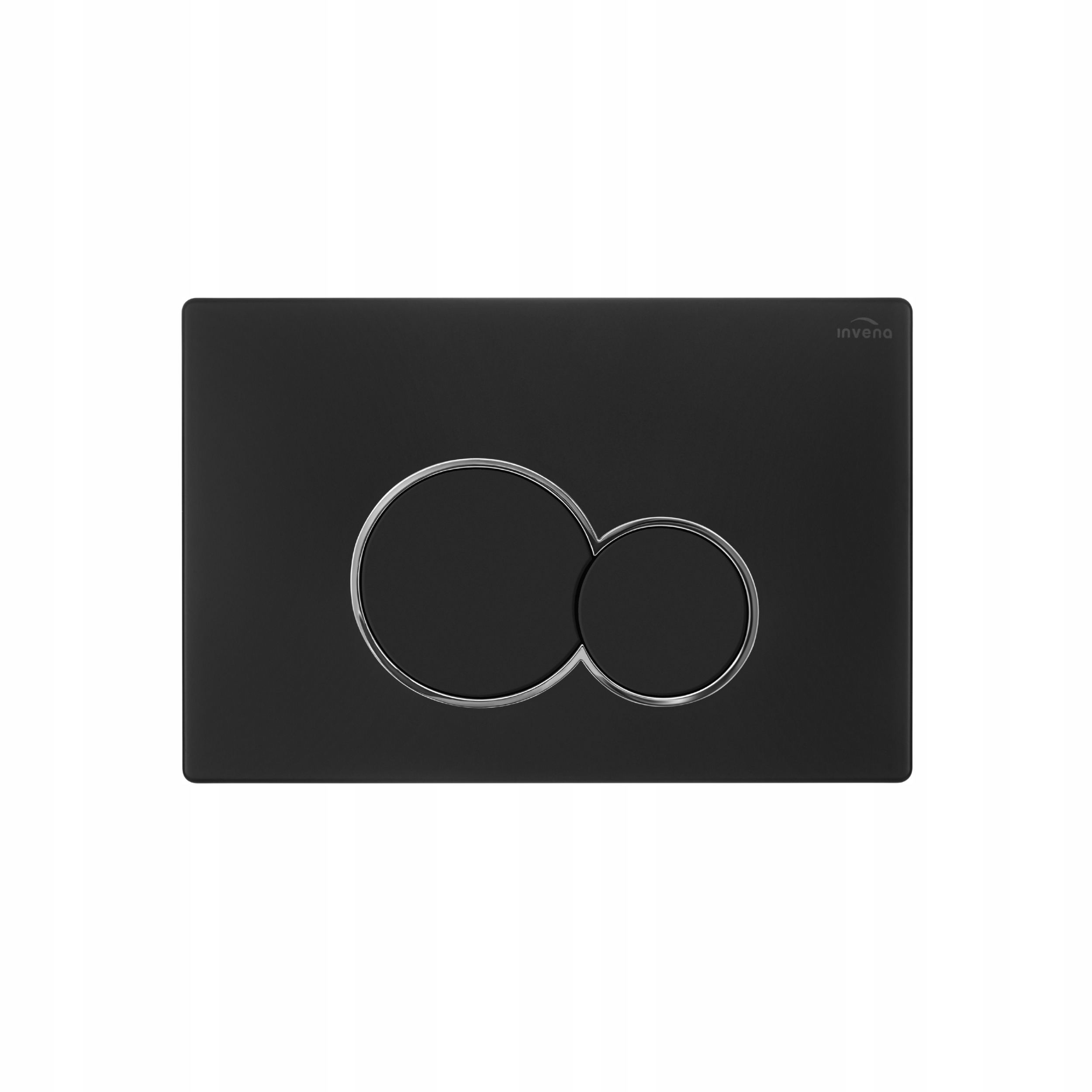 Splachovací Tlačítko Pro Podomítkový Rám Invena, 601, Černé