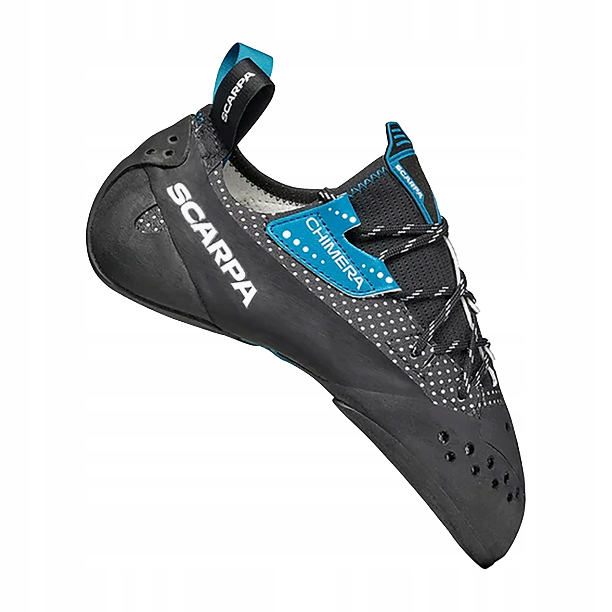 Lezecké boty Scarpa Chimera black/white/azure 42.5 Eu
