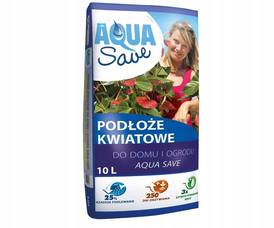 

Podłoże kwiatowe Aqua Save 10 L