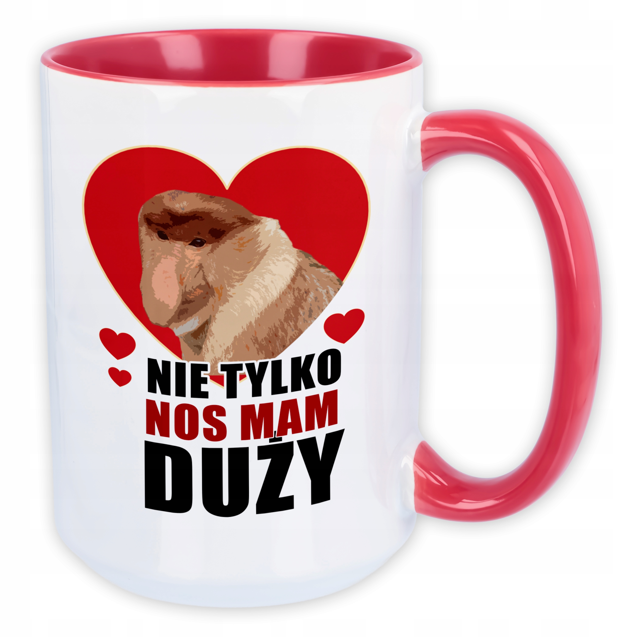 

Duży Kubek XXL Czerwon na Walentynki