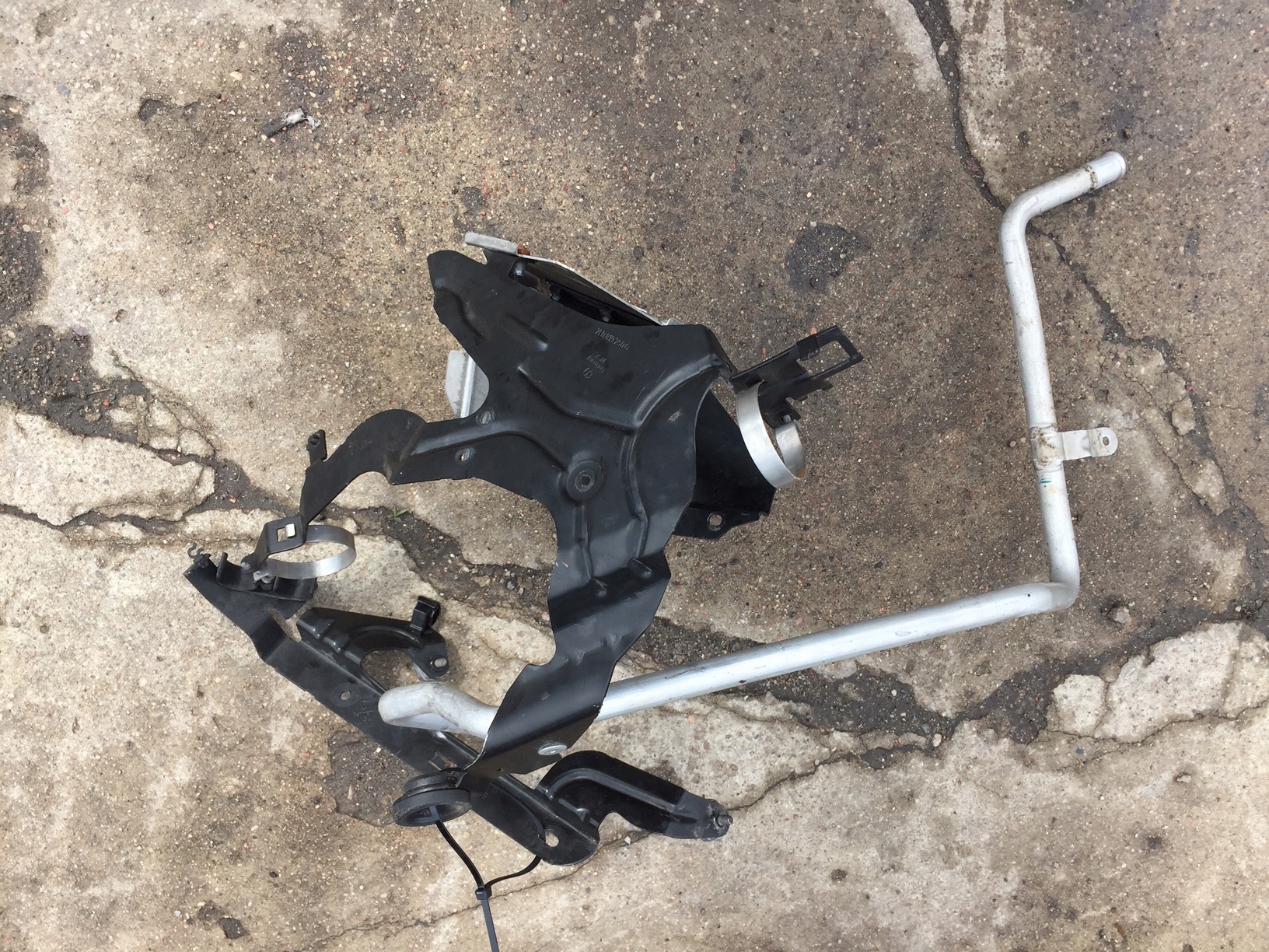 AUDI Q7 4L Poignée Support plaque WEBASTA 7L0819750G