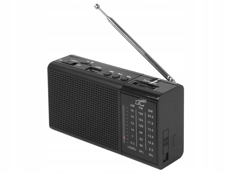 Radio przenośne LTC REGA z USB, TF, AUX