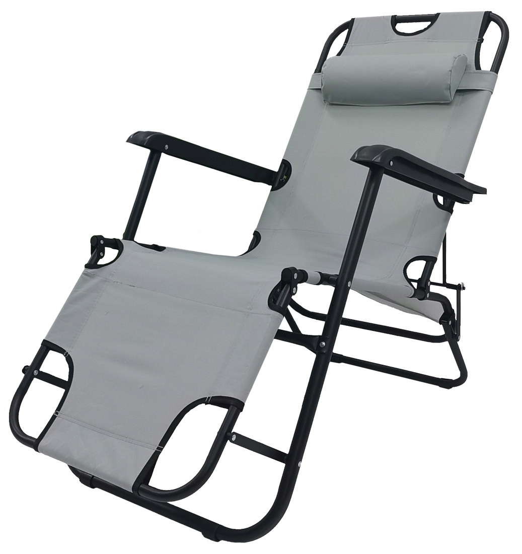 СКЛАДЫВАЕМЫЙ ПРОЧНЫЙ Шезлонг ZERO GRAVITY GARDEN CHAIR Материал металлического каркаса