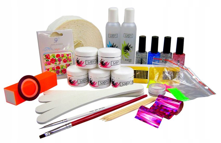 Uv Gelový Set XL Na Prodlužování Nehtů 5x15g