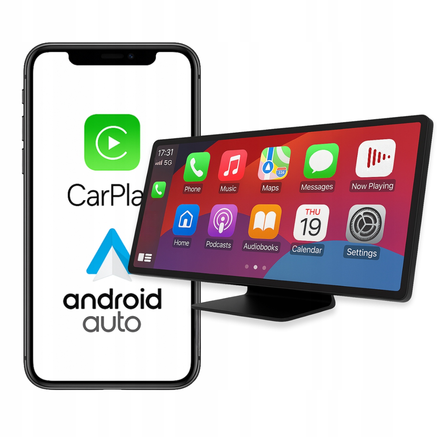 Bezdrôtový Carplay Android Auto Adaptér Apple Usb Rádio Wireless Modul