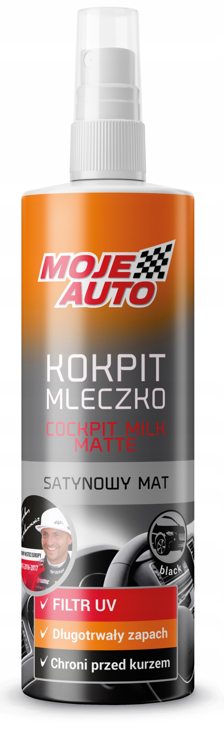 MOJE AUTO MLIEKO NA KOKPIT BLACK MAT- 300ml