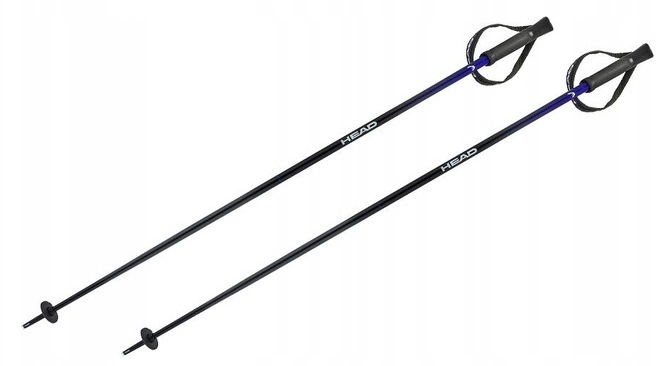 Lyžařské Hole Head Frontside Black Blue 115 CM 381544