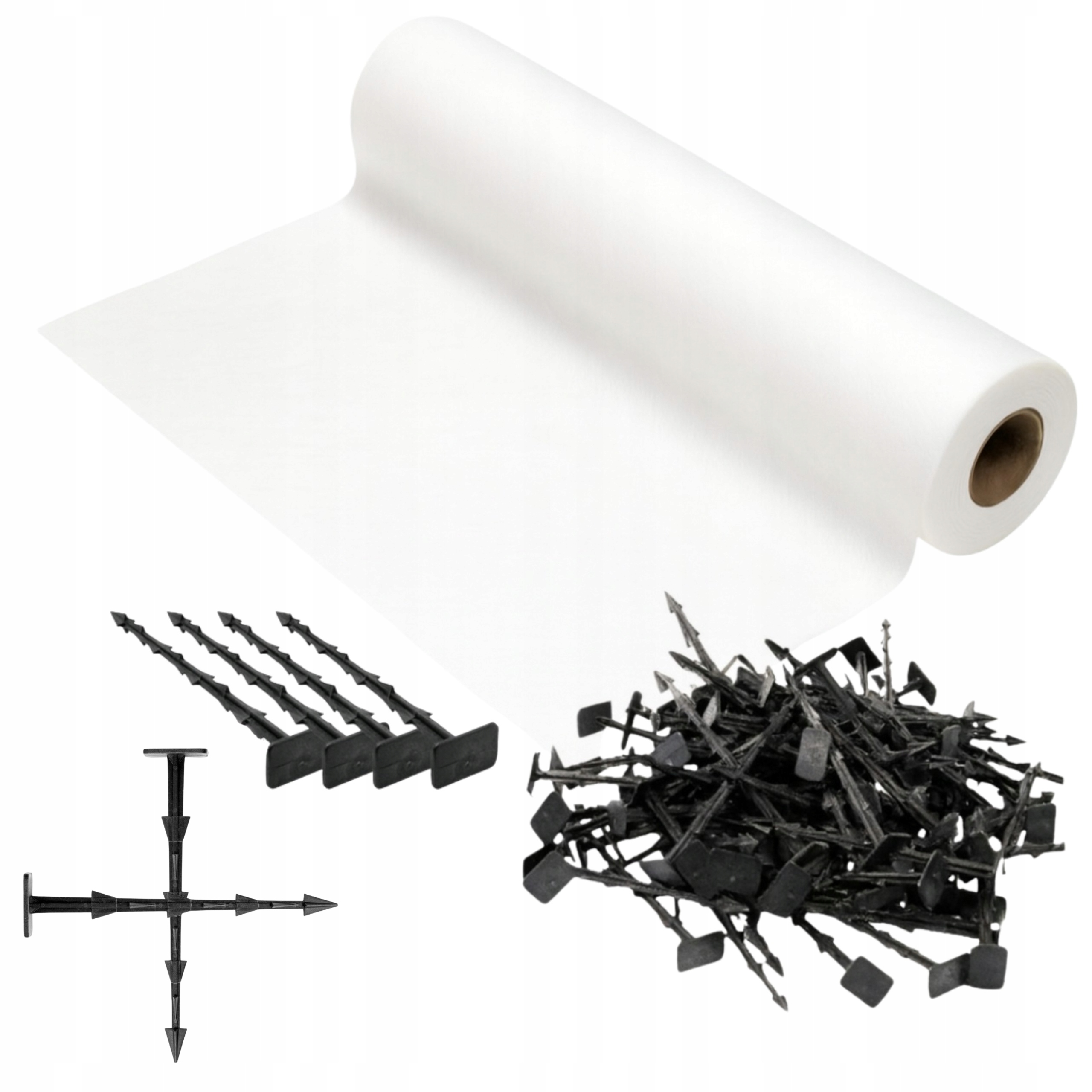 Geowłóknina Drogowa 200g/m² 1,5x50m Na parkingi pod kamień Kotwy Szpilki