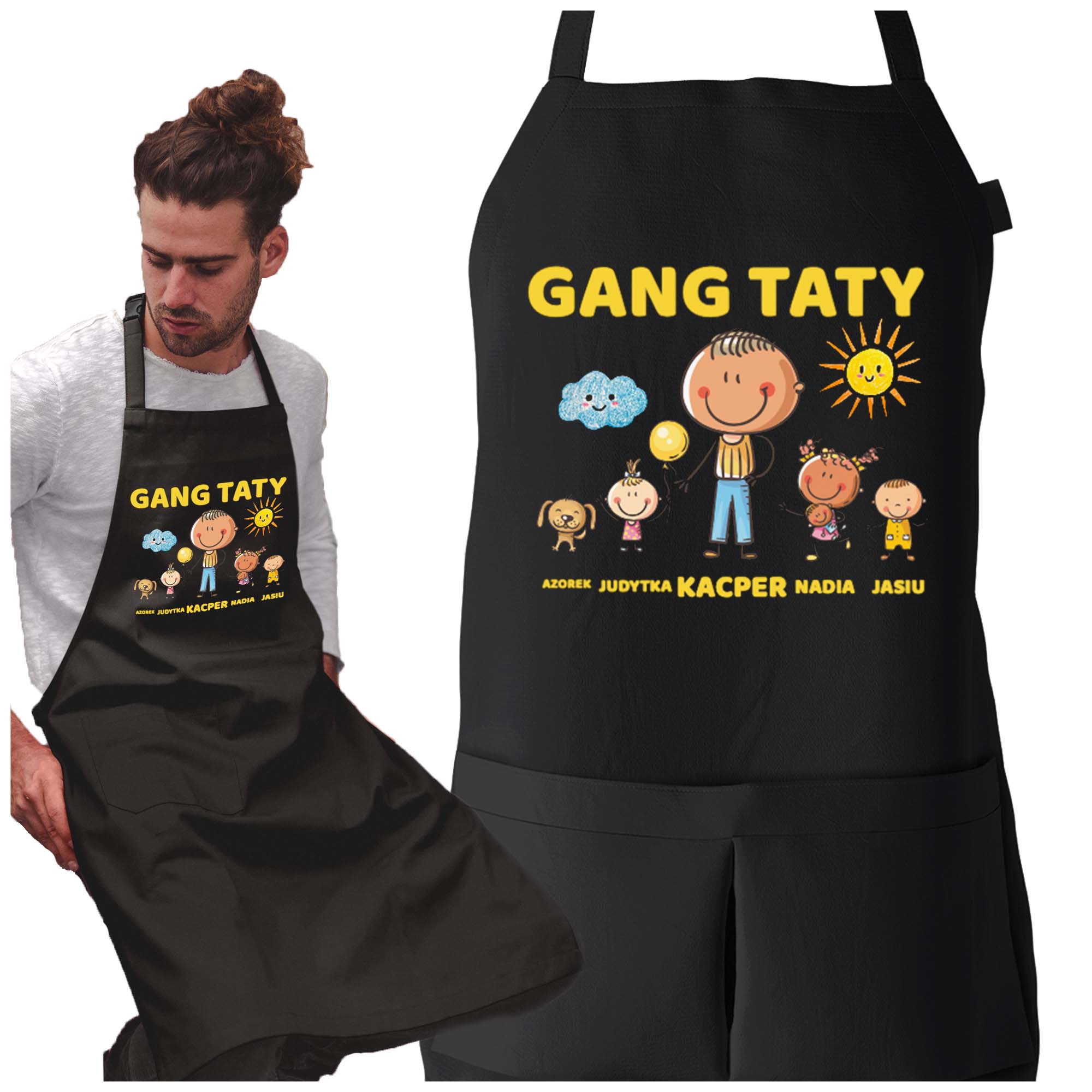 

Fartuch Gang Taty Prezen Dzień Ojca Dzień Taty