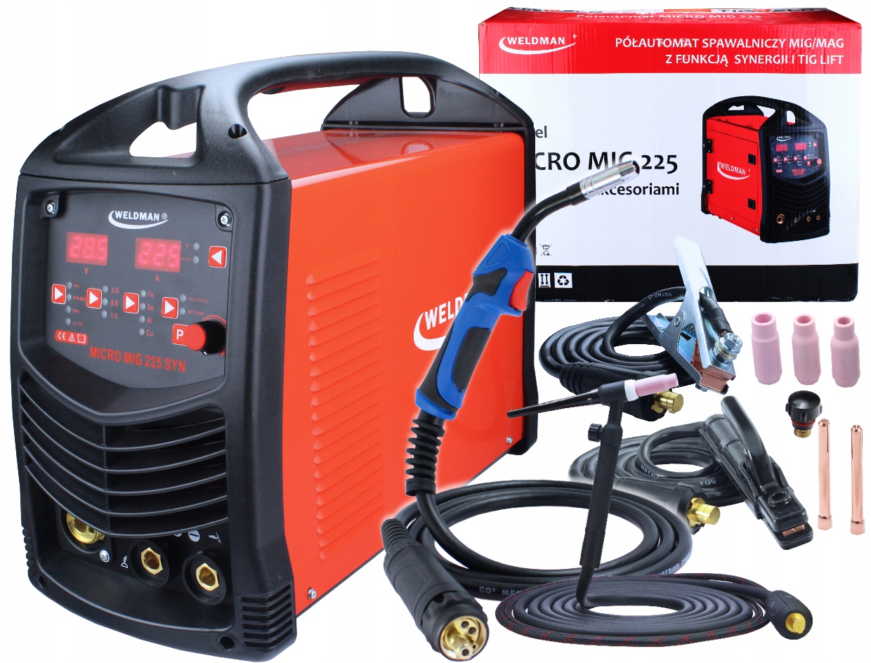 

Spawarka Migomat Micromig 225 Synergia Tig Weldman