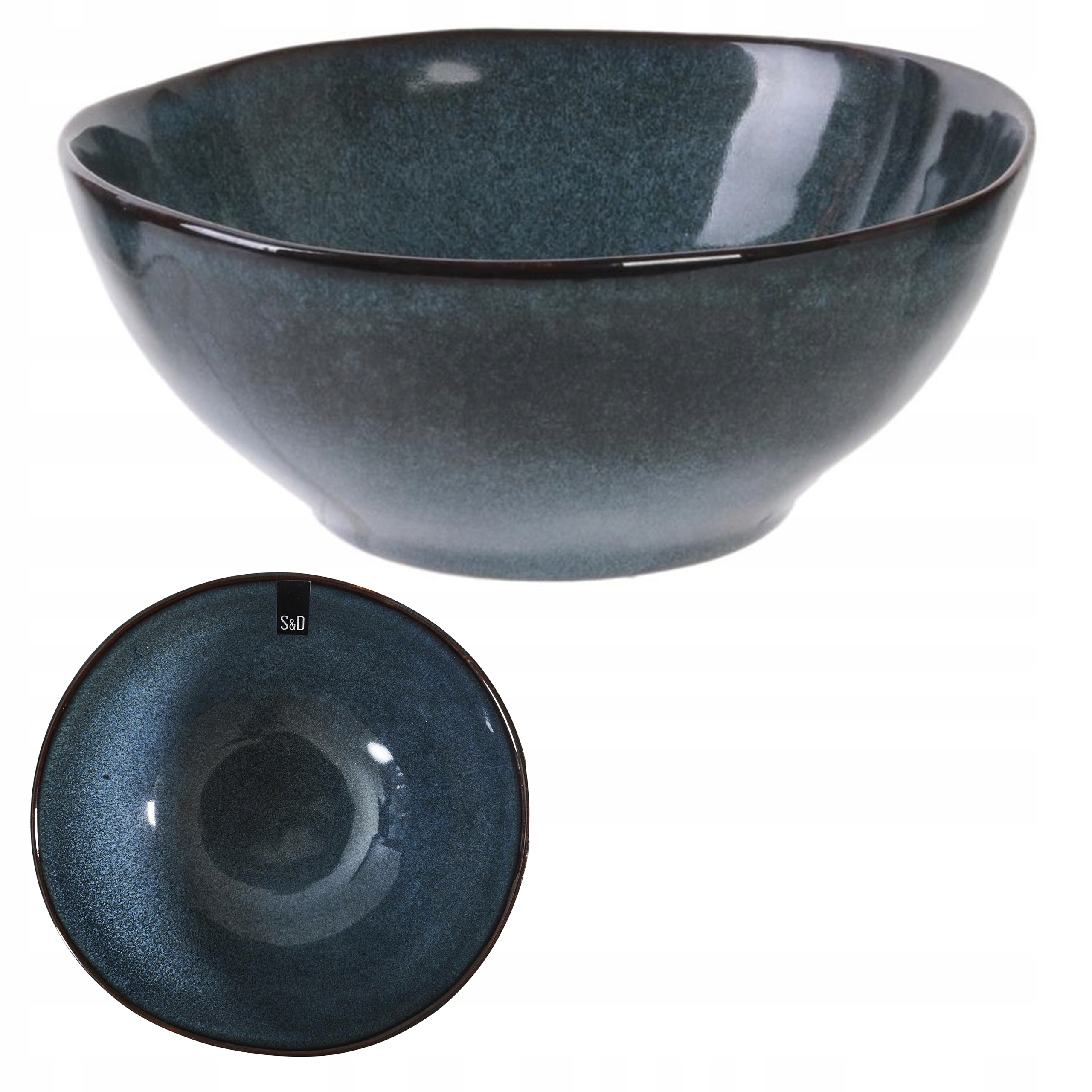 Miska ceramiczna Aurora 350 ml granat NA ZUPĘ RAMEN MISECZKA NA PŁATKI LOFT