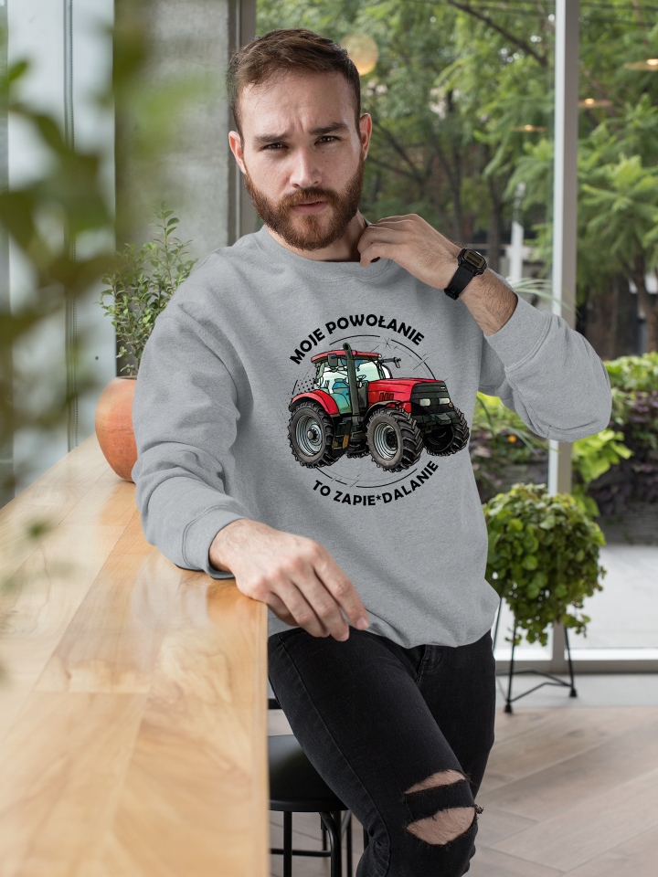 BLUZA ZE ŚMIESZNYM NAPISEM DLA TATY DZIADKA WUJKA BRATA CIĄGNIK TRAKTOR Rozmiar one size