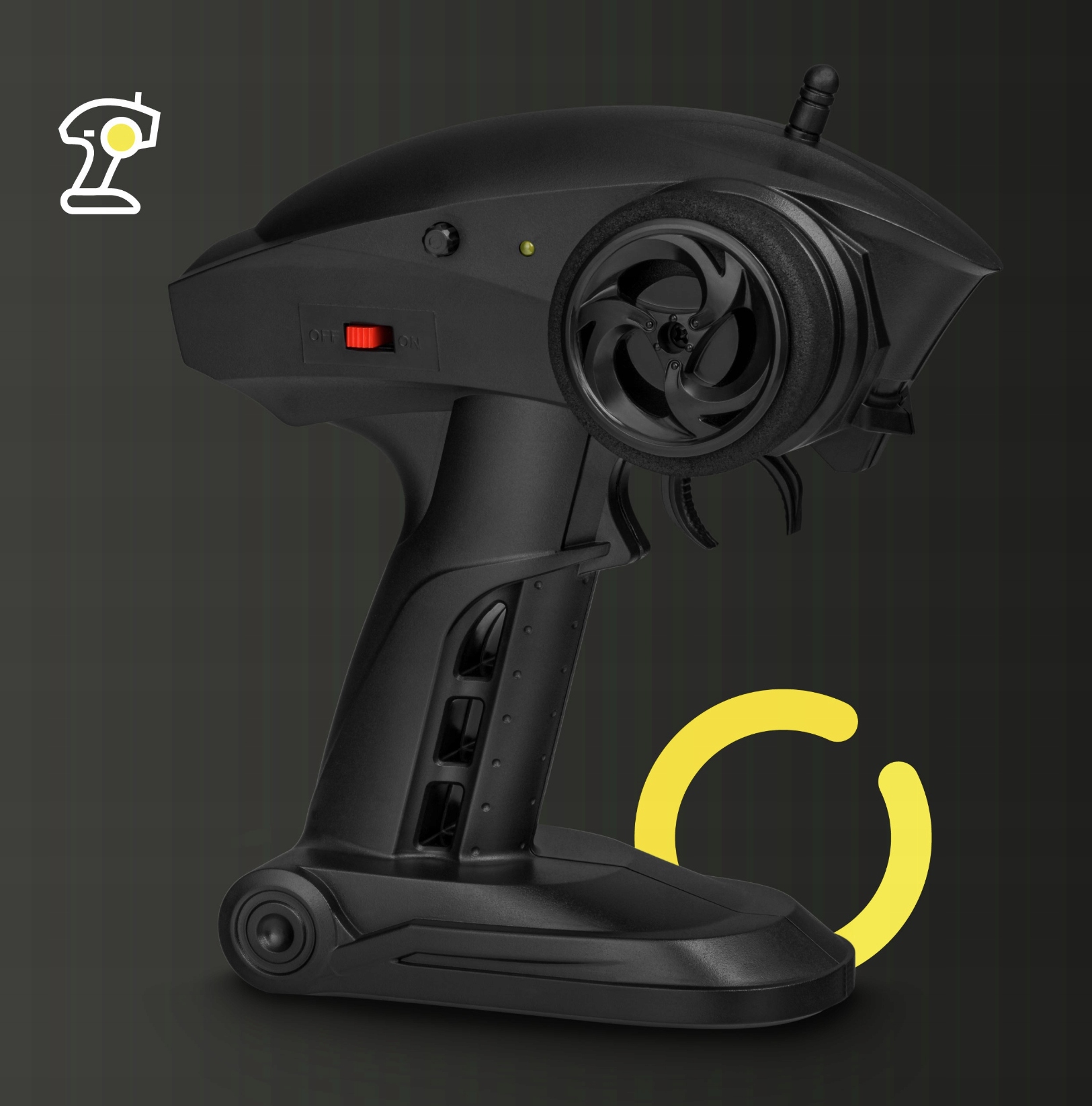 Samochód zdalnie sterowany TERENOWY RAJDOWY 4x4 100m OVERMAX MONSTER 45km/h Efekty brak