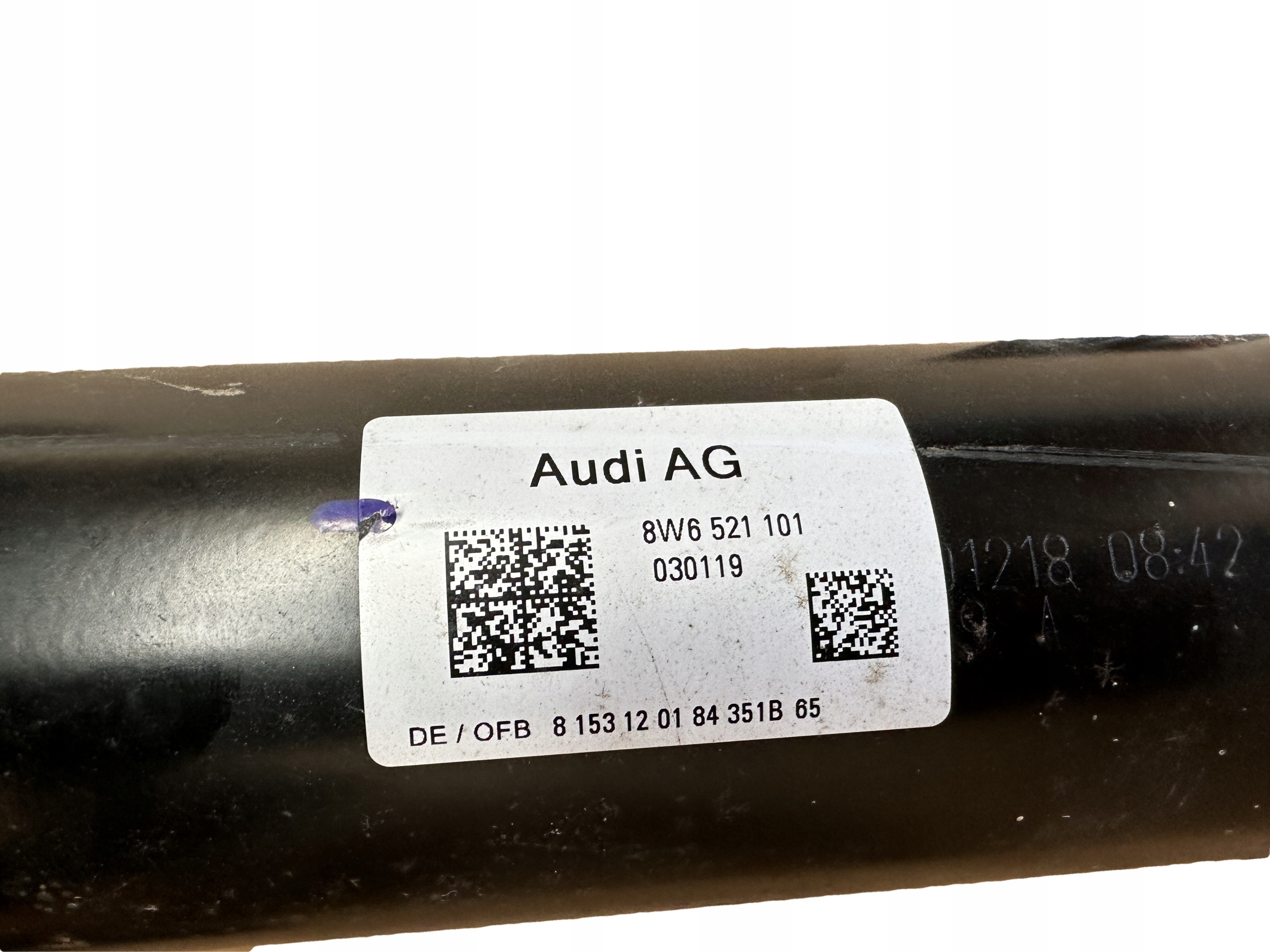 AUDI A5 8W 2.0TFSI cardan 8W6521101