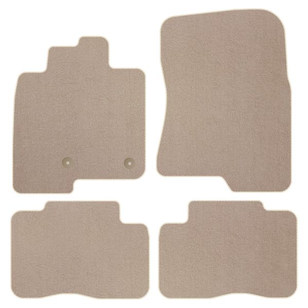 Mitsubishi Pajero 07-21 3D velurové koberce Comfort Béžové