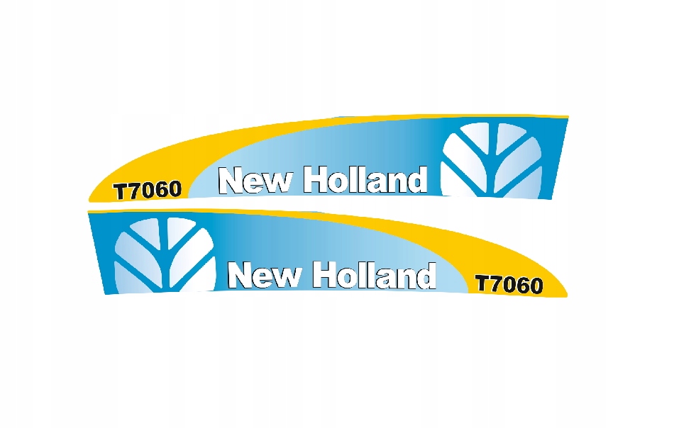 Samolepky s nálepkou New Holland T7060