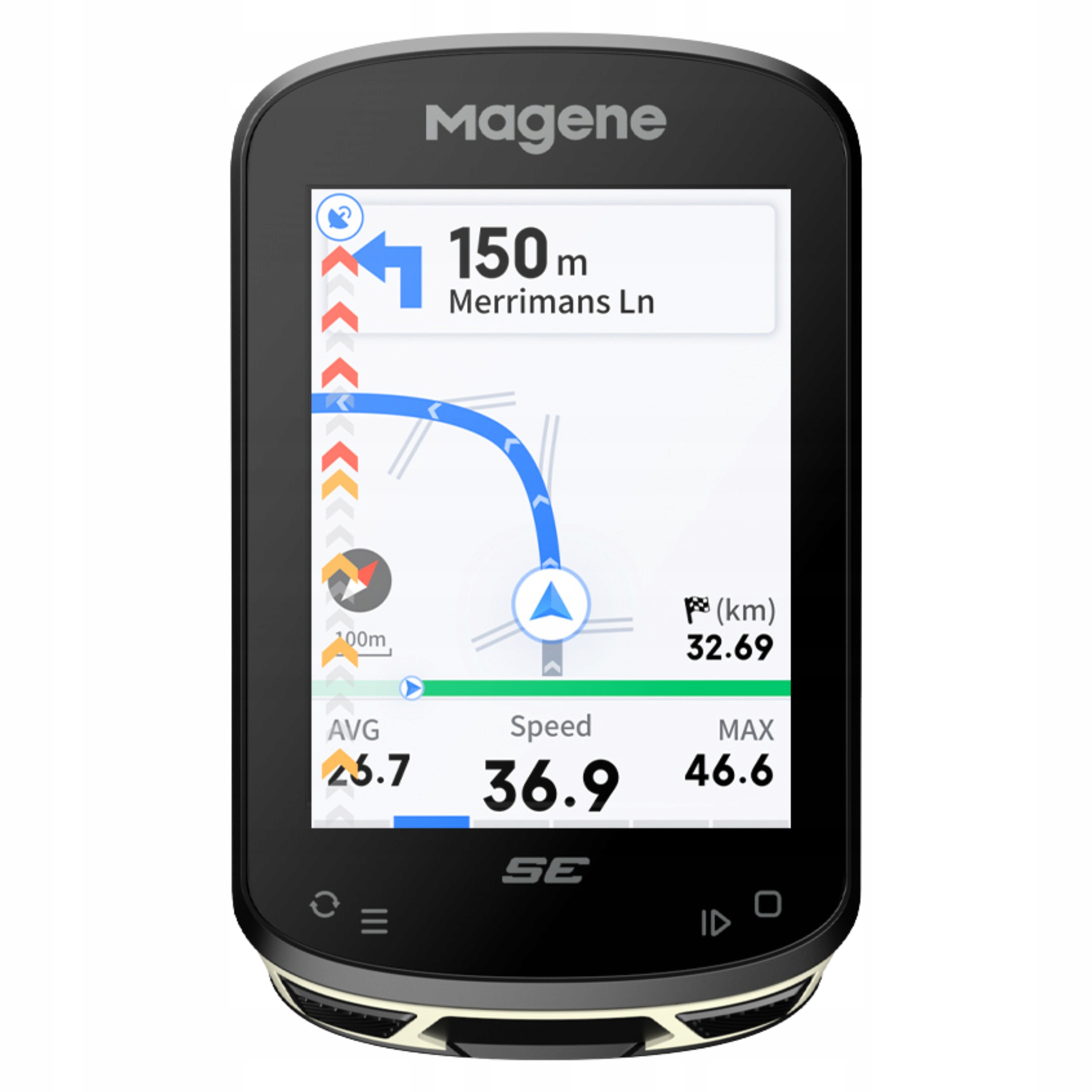 Magene C506SE Licznik rowerowy Gps Mapy Język Polski 2,4"