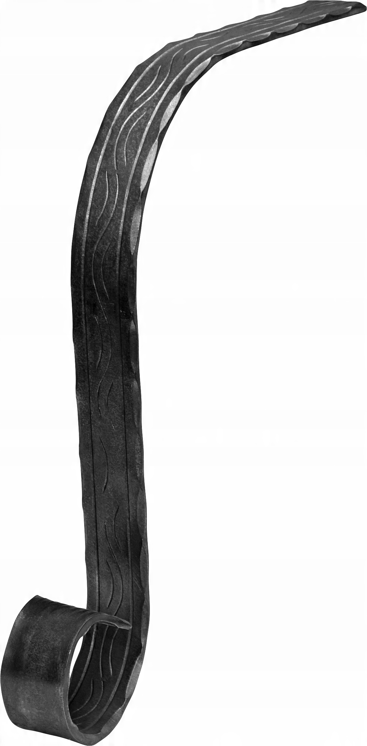 

zakończenie poręczy kute 005.43 (470 mm, 40x6)