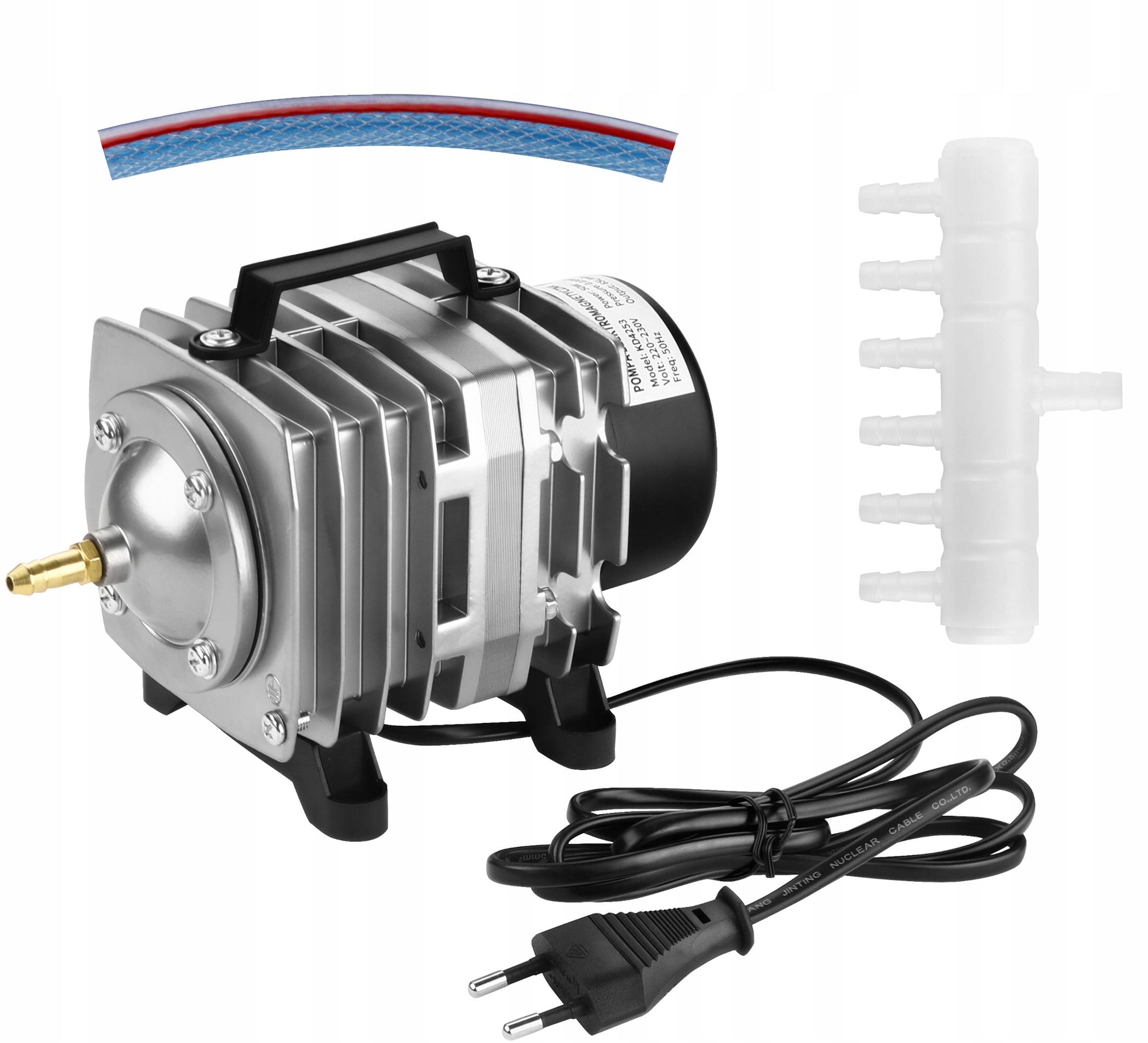 Elektromagnetický Vzduchovač Pro Jezírka A Akvária 50W 3900L/h