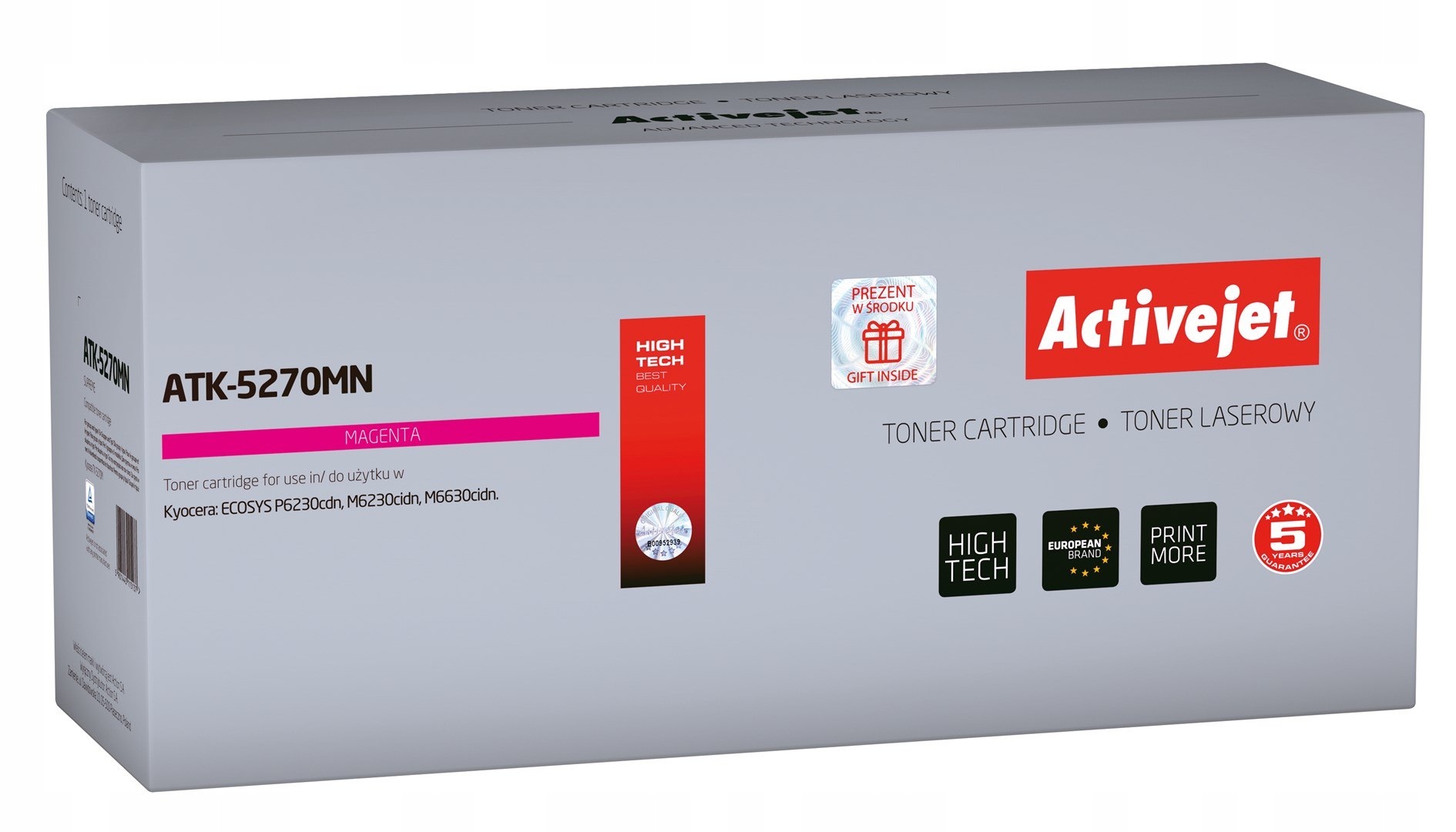 Toner Activejet ATK-5270MN (zamiennik do Kyocera TK-5270M; Supreme; 6000 st