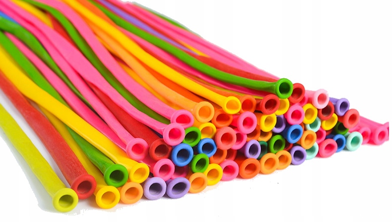 BALONY 100SZT 140CM BALON MODELOWANIE RURKI DŁUGIE Kształt okrągły