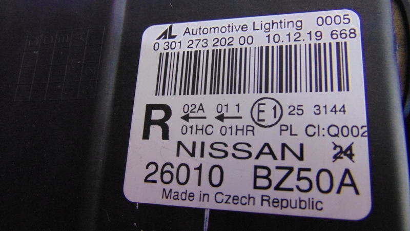 light right front EU RENAULT MASTER III OPEL MOVANO B NISSAN NV400